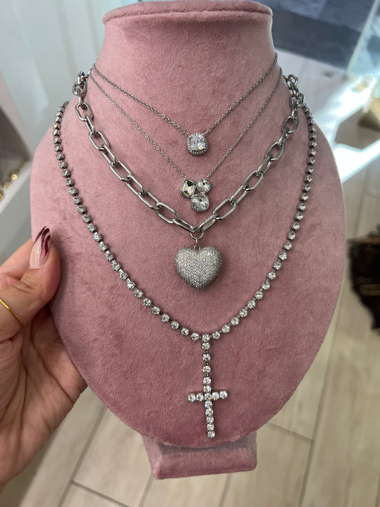 Collana Cross Lux