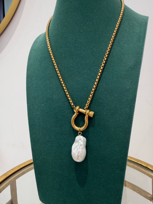 Collana Moschetto Perla