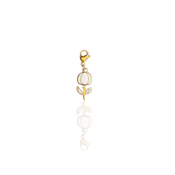 Mini Charm Tulipano Bianco