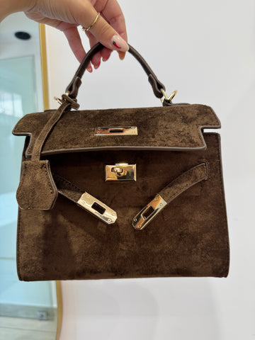 Borsa Kelly Midi eco camoscio