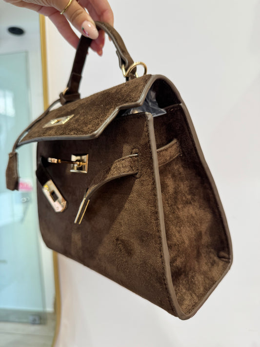 Borsa Kelly Midi eco camoscio