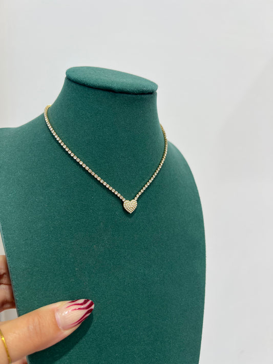 Collana Cuore Saliscendi