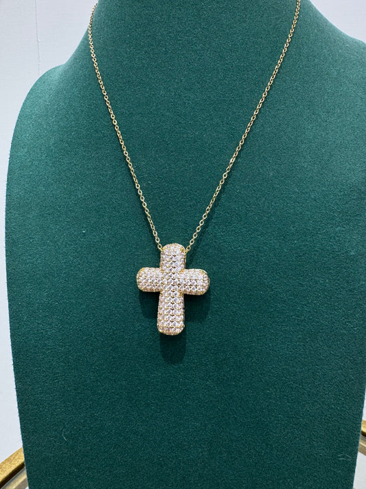 Collana Cross Bubble