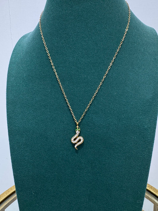 Collana Snake Pavè