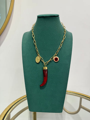 Collana Lucky Horn
